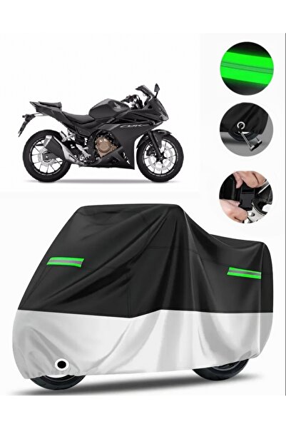 MotoEN غطاء دراجة نارية متوافق مع Honda CBR 500R Premium (متوافق مع القفل) - ...