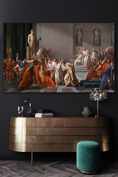 Hediyeler Kapında Rönesans Ve Yargı Kanvas Duvar Tablo 50x70