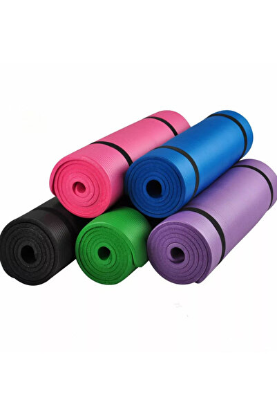 Jet Ультратовстий килимок для йоги 1 см Килимок для йоги та пілатесу товщиною 10 мм, чорний