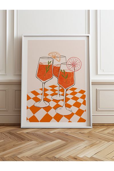 HOMEPACK Pictură cu un singur cadru din lemn Pictură poster dintr-o bucată TK/913