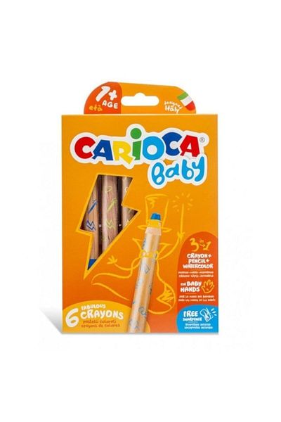 CARIOCA 3 In 1 Jumbo Baby Wooden Body Paint Pen