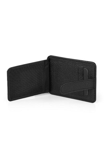 Daniel Klein Dkl5121-1 Men's Black Wallet & Card Holder Made of Real Leather