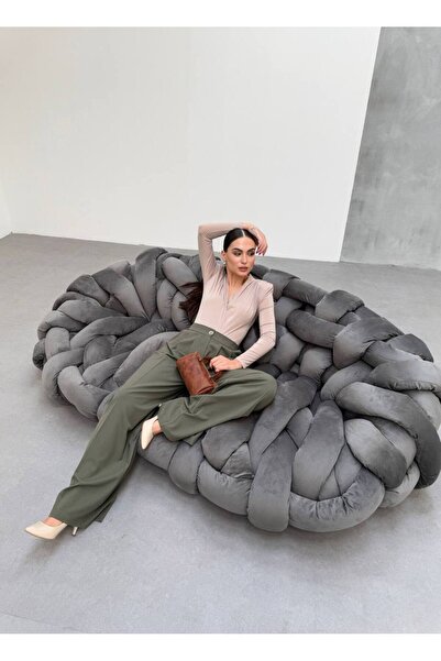 jansogroup -kadın palazzo bol paça double kumaş pantolon