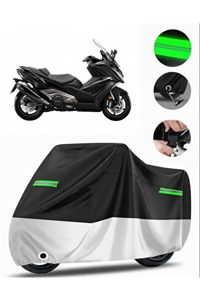 MotoEN غطاء دراجة نارية ممتاز متوافق مع حقيبة Kymco Ak 550 (متوافق مع القفل) ...