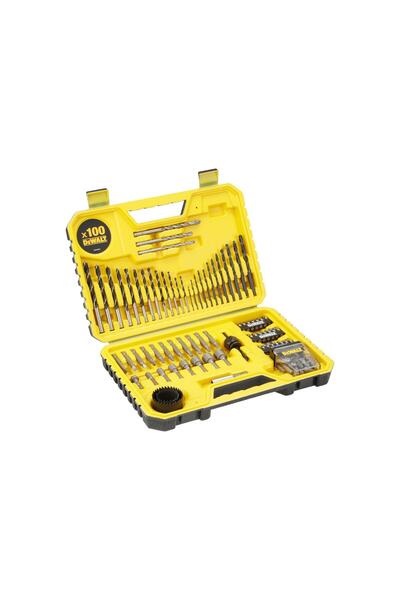 Dewalt Dt71563-qz 100 Parça Metal, Ahşap, Duvar, Vidalama, Testere Matkap Ucu Seti