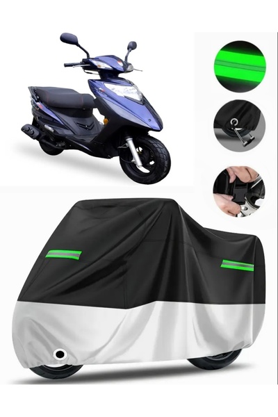 MotoEN Stmax Lindy 50 Top Case متوافق مع القماش المشمع الممتاز للدراجات النار...