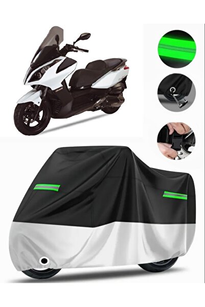 MotoEN غطاء دراجة نارية متوافق مع Kymco Downtown 300i Premium (متوافق مع القف...