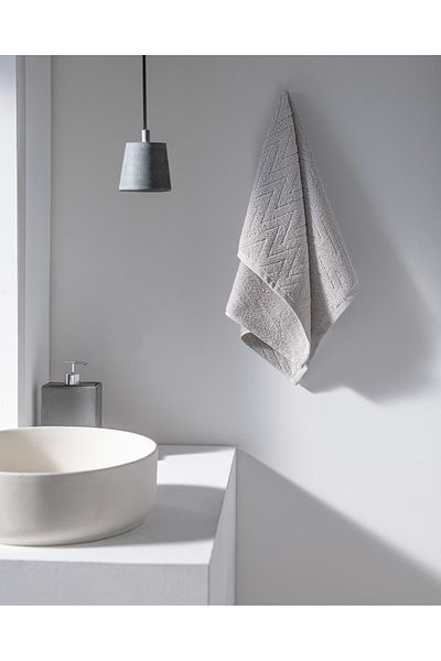 Madame Coco Colette 100% Cotton Face Towel - Gray