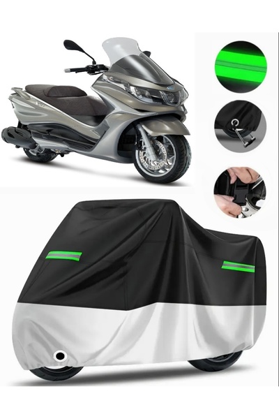 MotoEN Piaggio X10 350 حقيبة خلفية متوافقة مع القماش المشمع الممتاز للدراجات ...