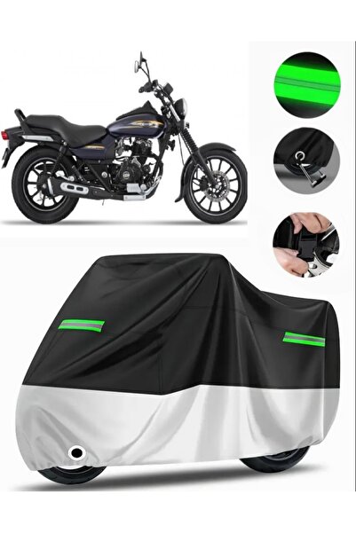 MotoEN Bajaj Avenger Street 150 Compatible Motorcycle Tarpaulin Premium (Lock...