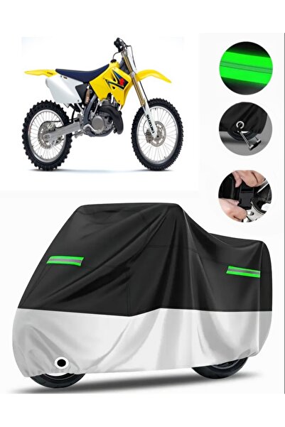 MotoEN سوزوكي RM 250 حقيبة خلفية متوافقة مع القماش المشمع الممتاز للدراجات ال...