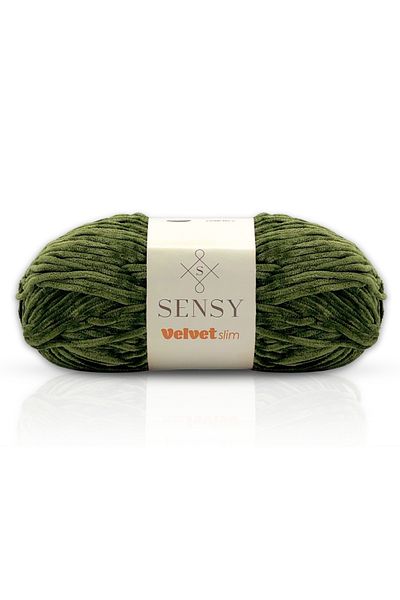 SENSY Velvet Slim Hand Knitting Rope Blanket Rope Sweater Baby Blanket Velvet Rope Amigurumi Master Khaki