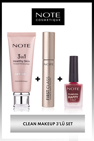NOTE Clean Makeup 3'lü Makyaj Seti