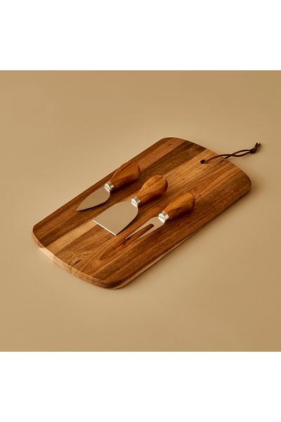 Bella Maison Parm Cheese Serving Set Natural (32X17,5 cm)