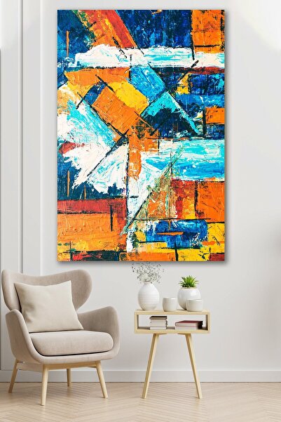 Hediyeler Kapında Keskin Sürreal Kanvas Tablo 70x100