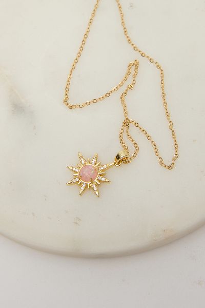 Manuka North Star Necklace Pink
