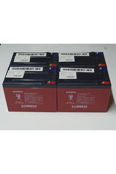 monero Volta Vsm Vsc Vst Akü Takimi 4 Adet 12v 14 Ah