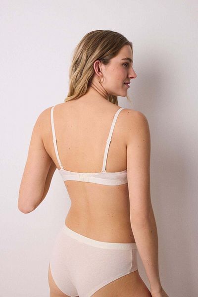 Women'secret BEAUTIFUL classic bra in ivory cotton