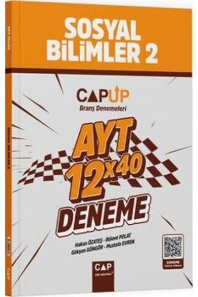 Çap Yayınları Çap Yayınları AYT Sosyal Bilimler 2 12 X 40 Up Deneme