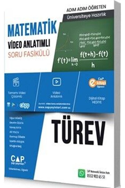 Çap Yayınları Çap Yayınları Matematik Türev Konu Anlatımlı Soru Bankası