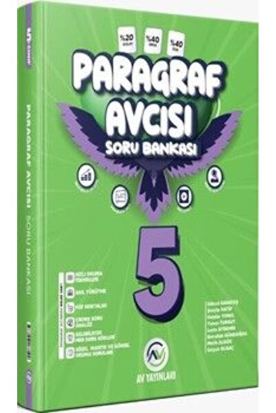 AV YAYINLARI Av Yayınları 5. Sınıf Paragraf Soru Avcısı Soru Bankası