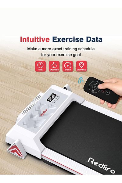 ETG Portable Treadmill with Remote Control 0.5-6.0 KM/H, Suitable for Home Offices