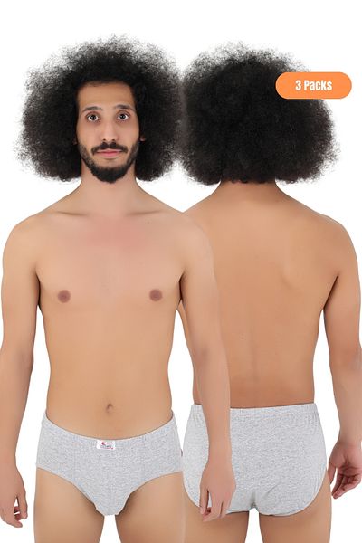 CENNETOĞLU Cennetoğlu 3-Pack Economical Cotton Men's Slip Panties - Comfort and Quality All Day Long