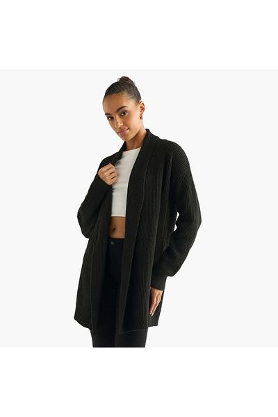 FAV كارديجان مفتوح من الأمام بأكمام طويلة