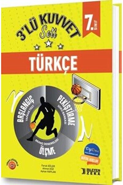 İşleyen Zeka Yayınları İşleyen Zeka 7. Sınıf Türkçe 3 lü Kuvvet Serisi Seti