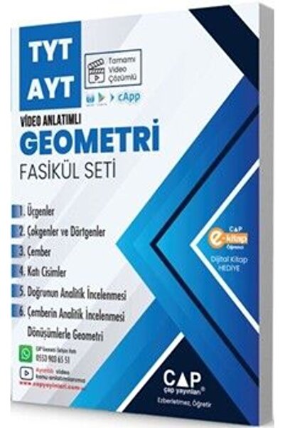 Çap Yayınları Çap TYT AYT Geometri Seti