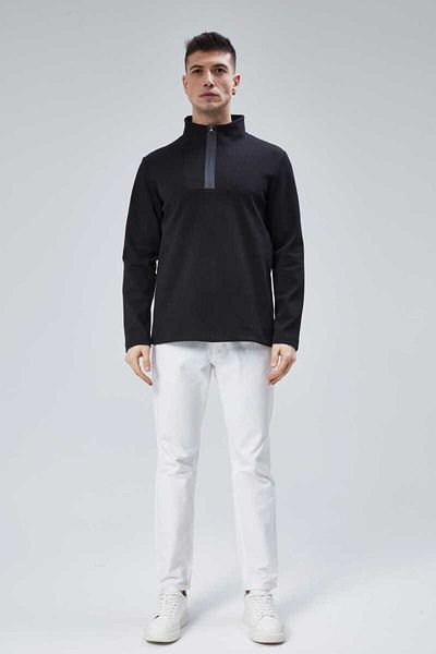 DOSXX Lost 1St Quality Combed Cotton Polyester Zippered Men's Sweatshirt