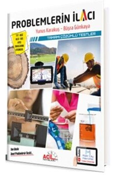 Acil Yayınları Acil Yayınları YKS TYT MSÜ KPSS Problemlerin İlacı Tamamı Çözümlü Testler