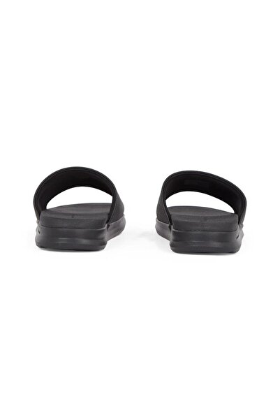 Tommy Hilfiger Erkek Dokulu Logo Siyah Havuz Terliği