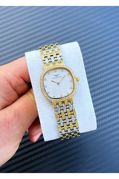 FERRO Two Colors Steel Cord Women Wrist Watch Asw123-I1895Fr
