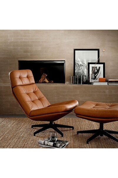 IKEA Havberg Tekli Döner Koltuk Grann-bomstad Altın-kahverengi