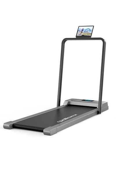 ETG 1-6KM/H Freely Adjustable Household Small Treadmill with LED Display and Wireless Remote Control