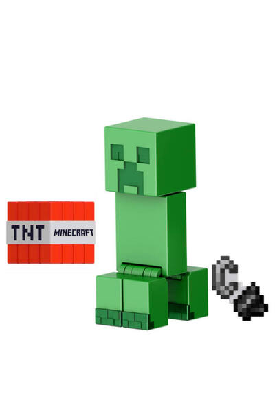 MINECRAFT Aksesuarlı Figür Creeper JCN29