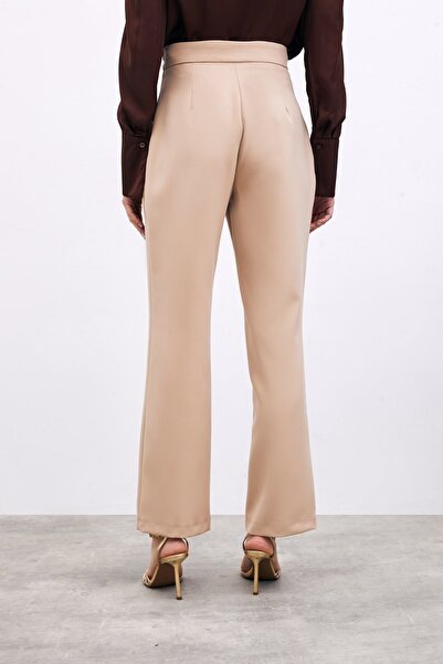 Sateen Панталон с аксесоар CAMEL с детайли