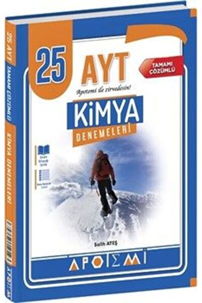 Apotemi Yayınları Apotemi YKS AYT Kimya 25 Deneme Çözümlü Apotemi Yayınları