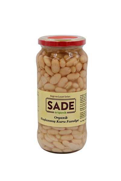 Sade Organik Haşlanmış Kuru Fasulye 400 GR