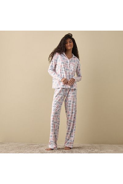 FAV Printed Shirt and Pyjama Set