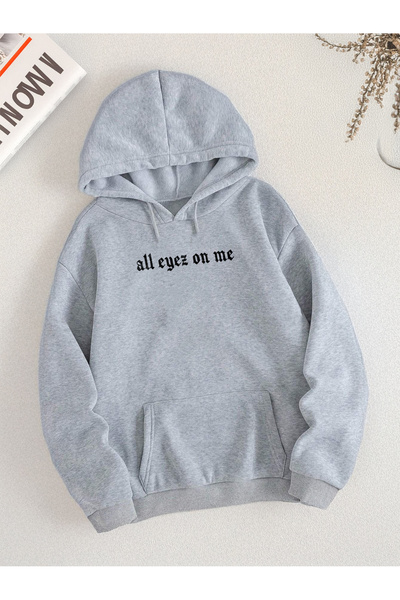De Carte All Eyes on Me - Top Printed Oversize Unisex Sweatshirt