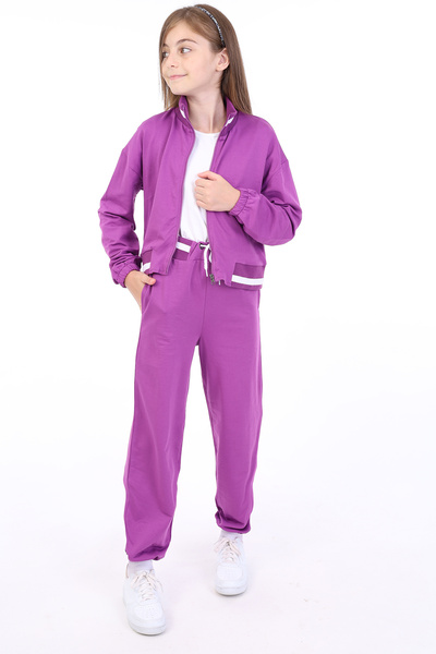 Toontoy Girl's Tracksuit Set - Comfortable and Stylish