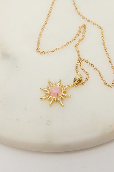 Manuka North Star Necklace Pink