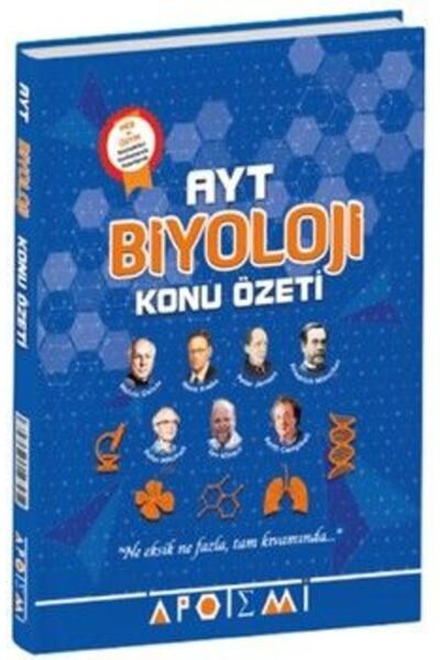Apotemi Yayınları Apotemi Yayınları AYT Biyoloji Konu Özeti