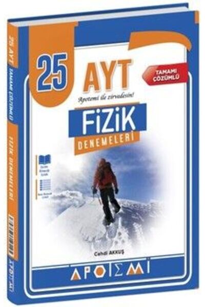 Apotemi Yayınları Apotemi YKS AYT Fizik 25 Deneme Çözümlü Apotemi Yayınları