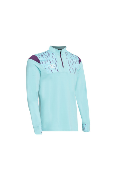 UMBRO Tracksuit Top Training Half Zipper Sports Sweatshirt Turquoise Water Green Umbro Training Tc-0127
