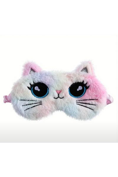 SS HOME CONCEPT Plush Kitten Sleeping Glasses, Sleeping Headband, Colorful Sleeping Headband