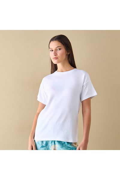 FAV T-shirt and Floral Print Pyjama Set