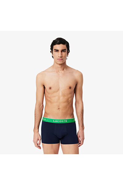Lacoste Erkek 3'lü Lacivert Boxer